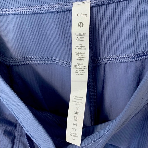 SOLD Lululemon Dance Studio Mid-Rise Pant Unlined Water Drop Size 10 *Regular - Picture 8 of 9
